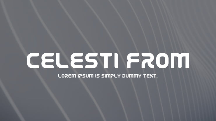 Celesti From Font