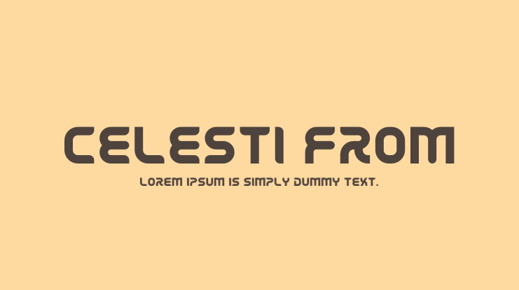 Celesti From Font