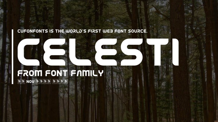 Celesti From Font