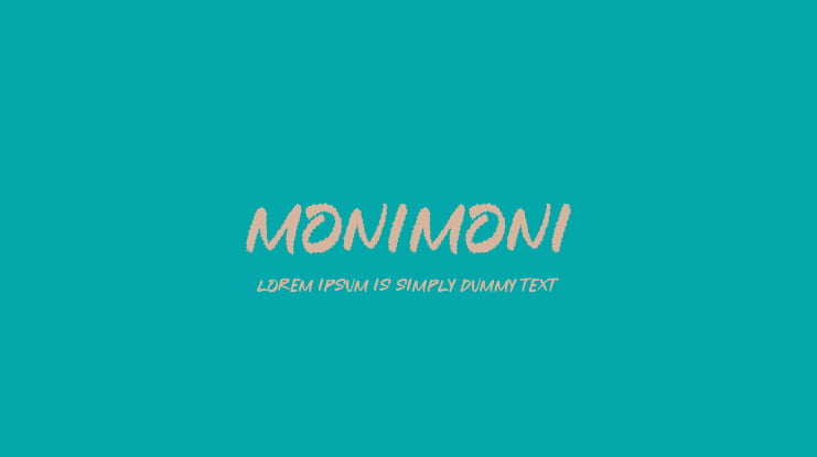 MONIMONI Font