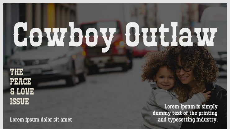 Cowboy Outlaw Font Family