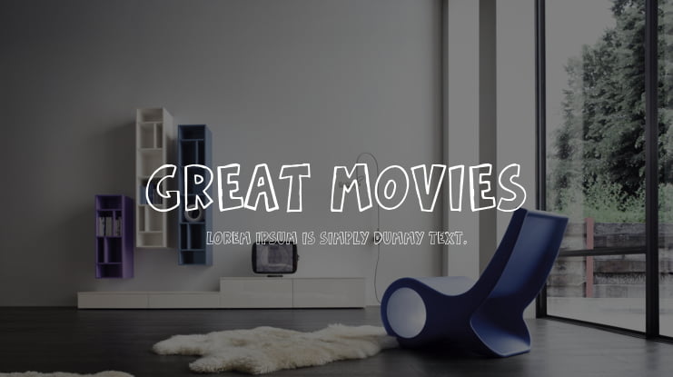 Great Movies Font