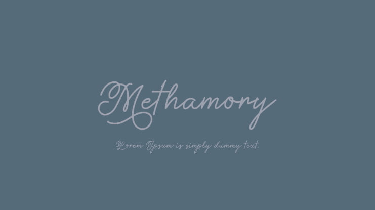 Methamory Font