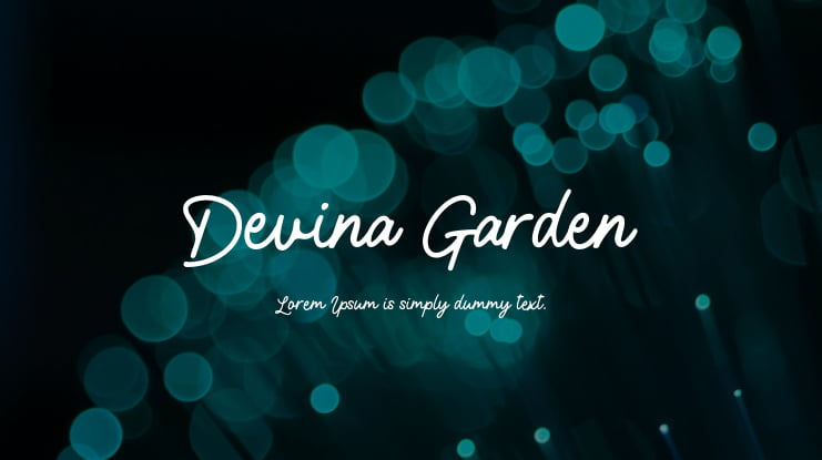 Devina Garden Font