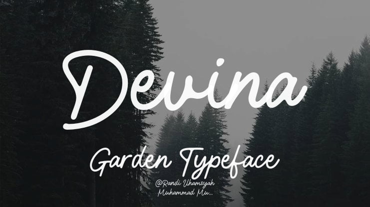 Devina Garden Font