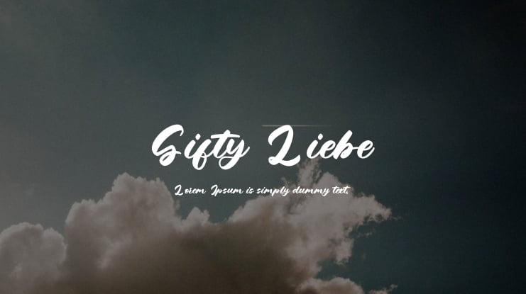 Gifty Liebe Font