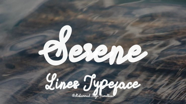 Serene Lines Font