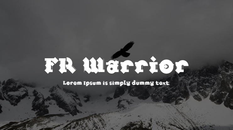 FR Warrior Font