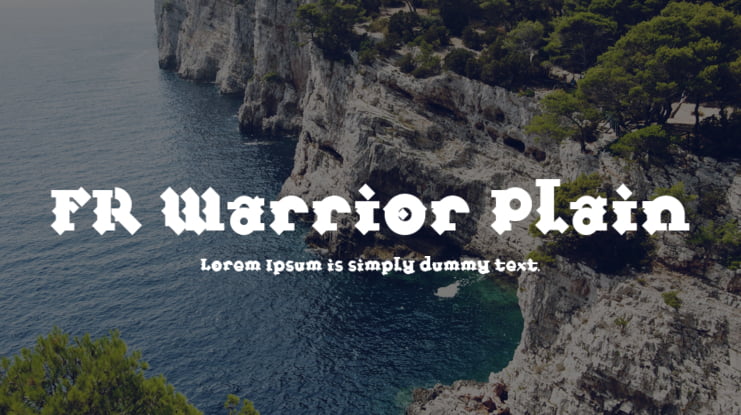 FR Warrior Plain Font