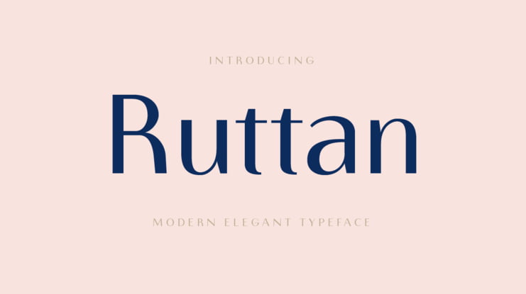 Ruttan Font