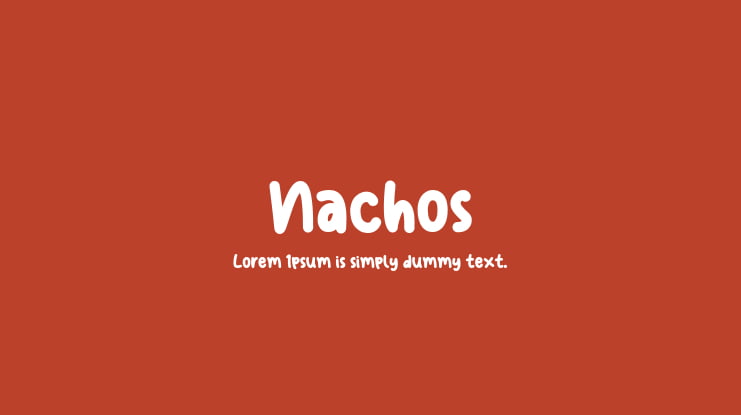 Nachos Font