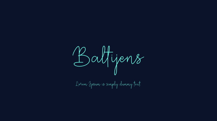 Baltijens Font