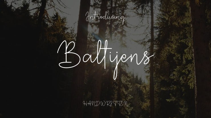 Baltijens Font