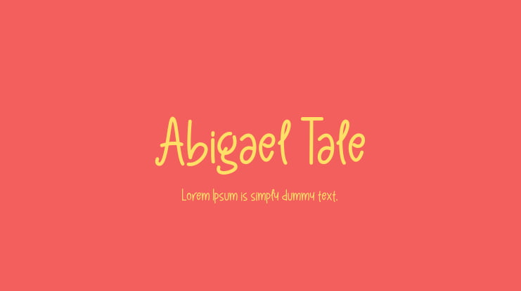 Abigael Tale Font