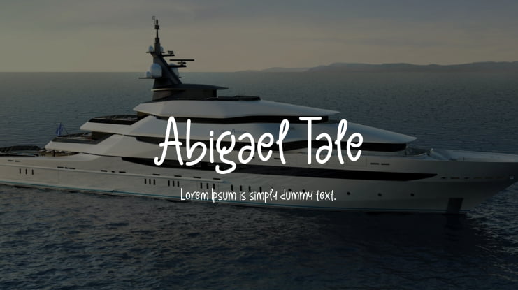 Abigael Tale Font