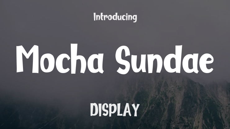 Mocha Sundae Font : Download Free for Desktop & Webfont