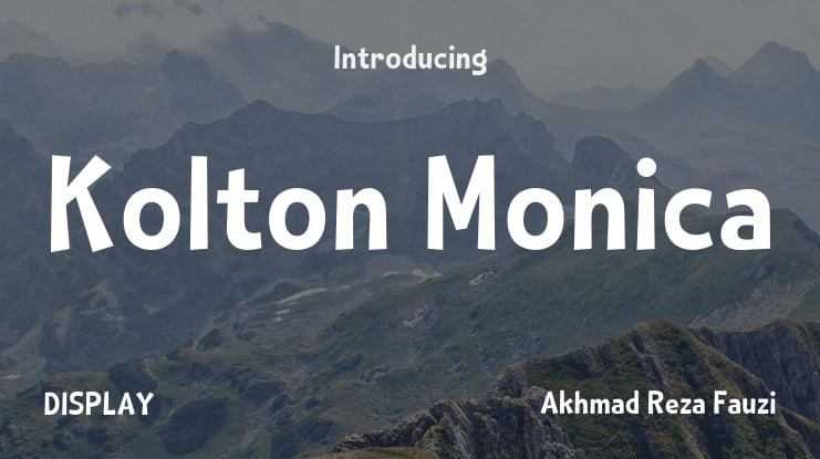 Kolton Monica Font