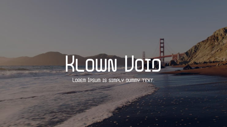 Klown Void Font