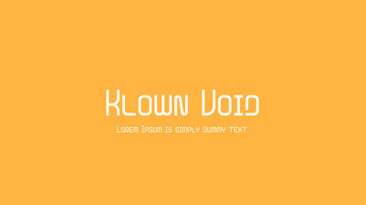 Klown Void Font