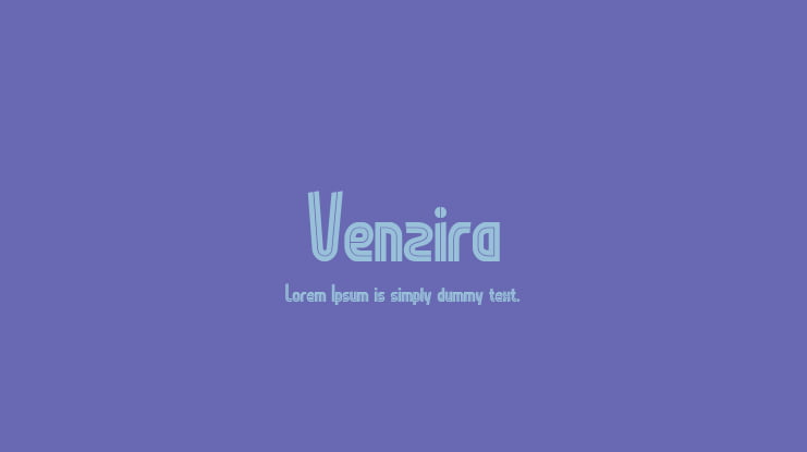 Venzira Font