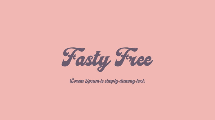 Fasty Free Font