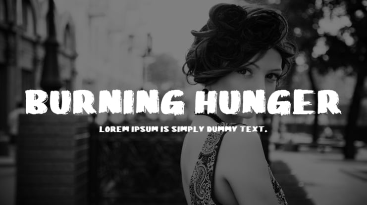 Burning Hunger Font