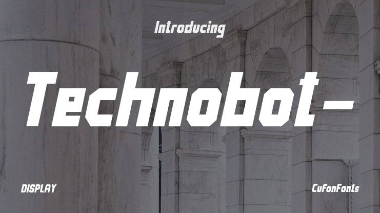 Technobot- Font