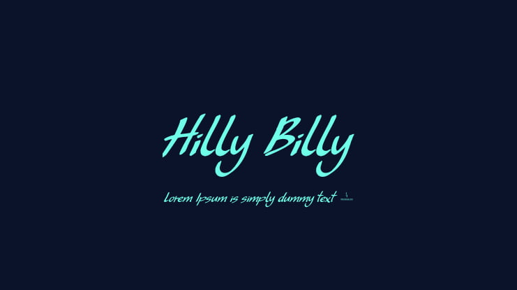 Hilly Billy Font