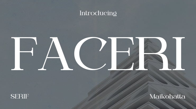 FACERI Font