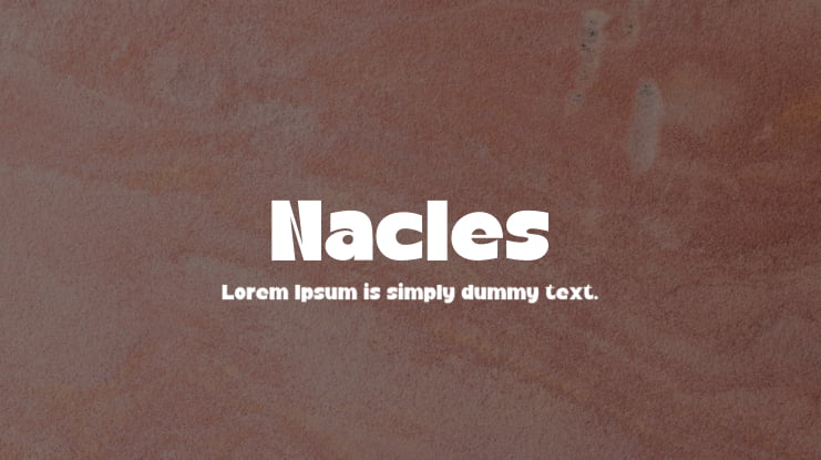 Nacles Font