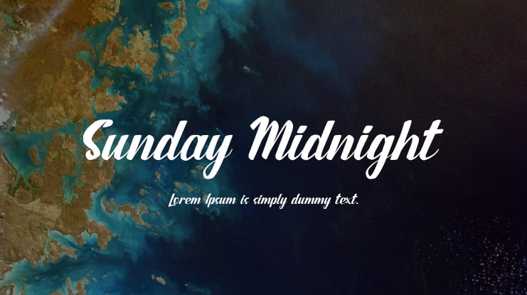 Sunday Midnight Font