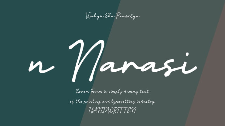 n Narasi Font