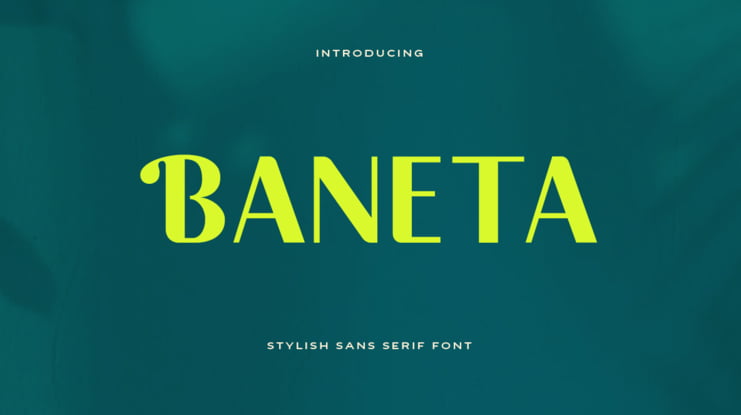 Baneta Font