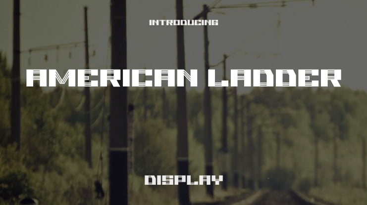 American Ladder Font Family