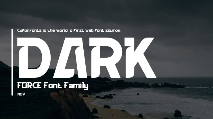 DARK FORCE Font