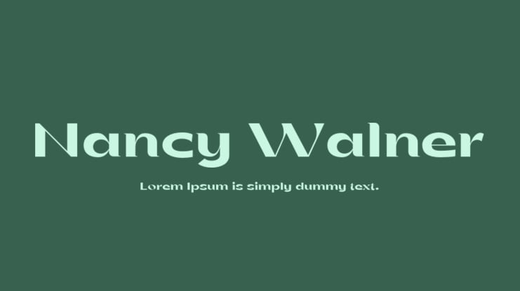 Nancy Walner Font