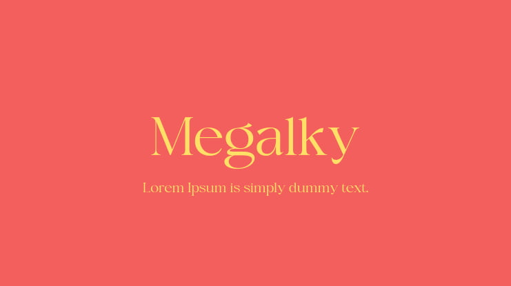 Megalky Font