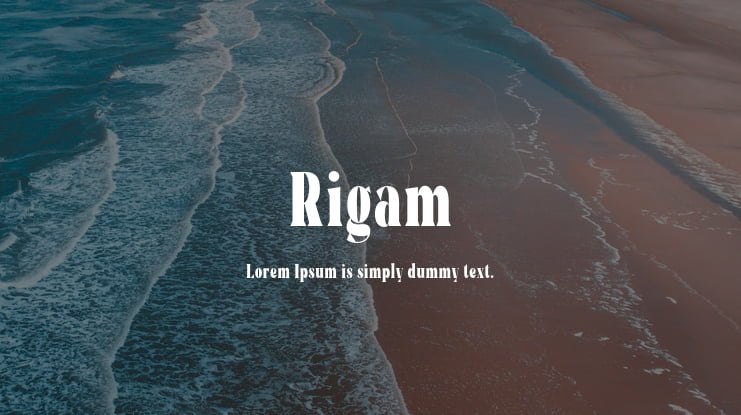 Rigam Font Family