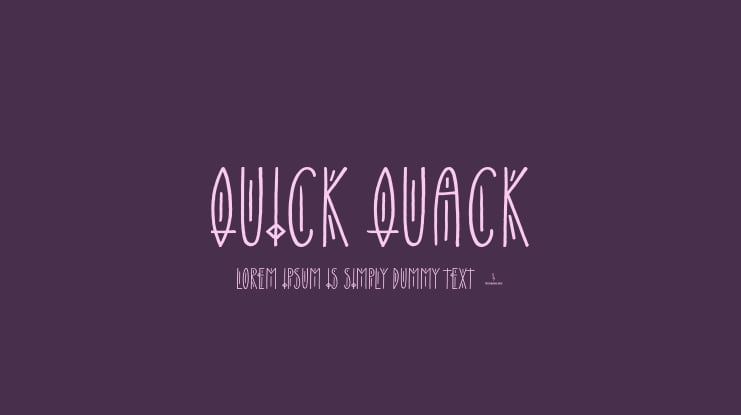 Quick Quack Font