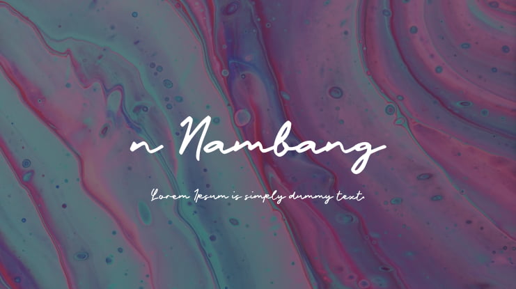 n Nambang Font