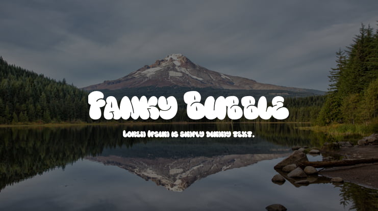 Fanky Bubble Font Family