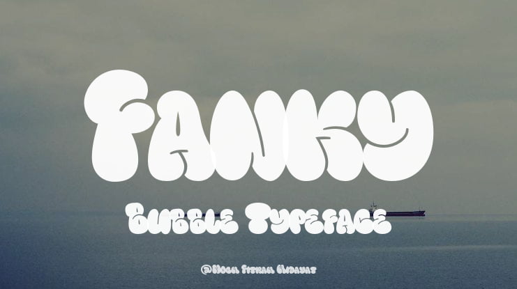 Fanky Bubble Font Family