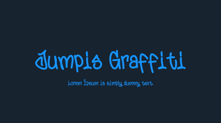 Jumpis Graffiti Font Family