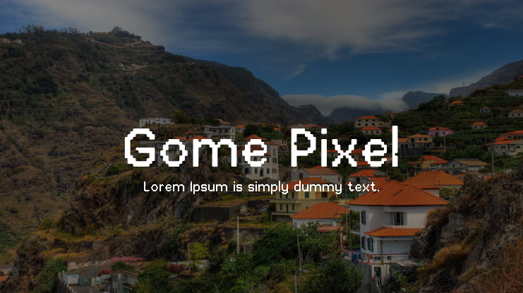 Gome Pixel Font