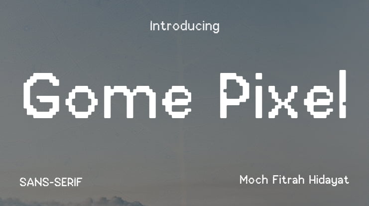 Gome Pixel Font