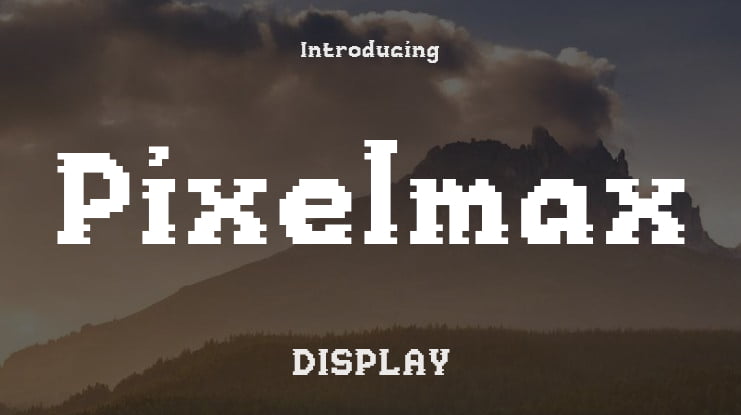 Pixelmax Font Family