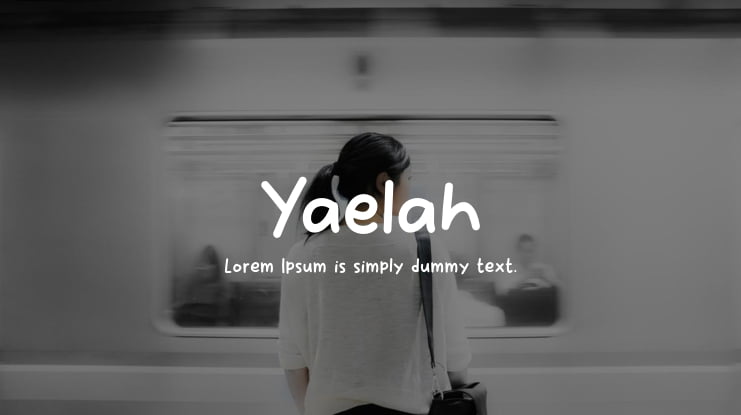 Yaelah Font