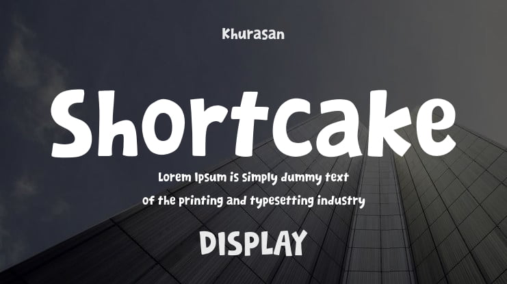 Shortcake Font