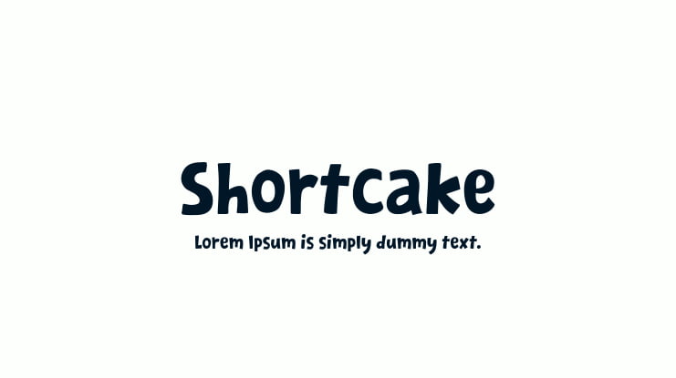 Shortcake Font