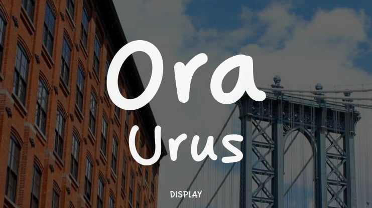 Ora Urus Font